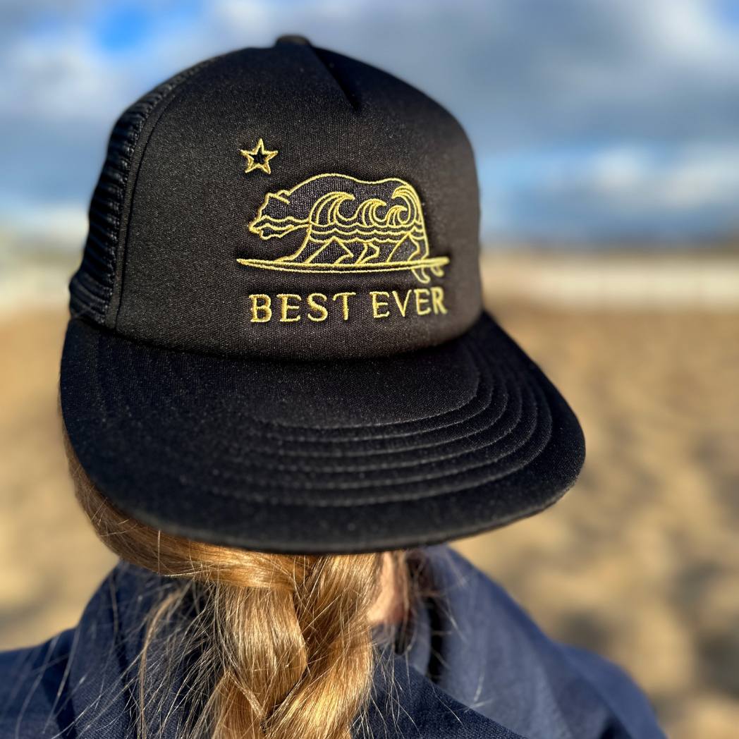 Best Ever Surf Bear Foam Trucker Hat