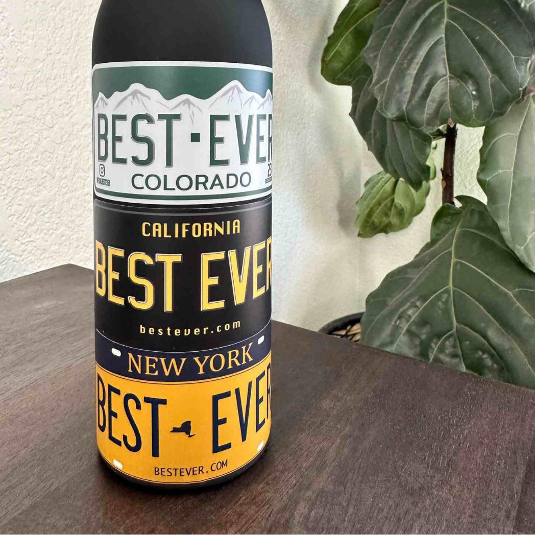 Best Ever Bumper Stickers on Water Bottle