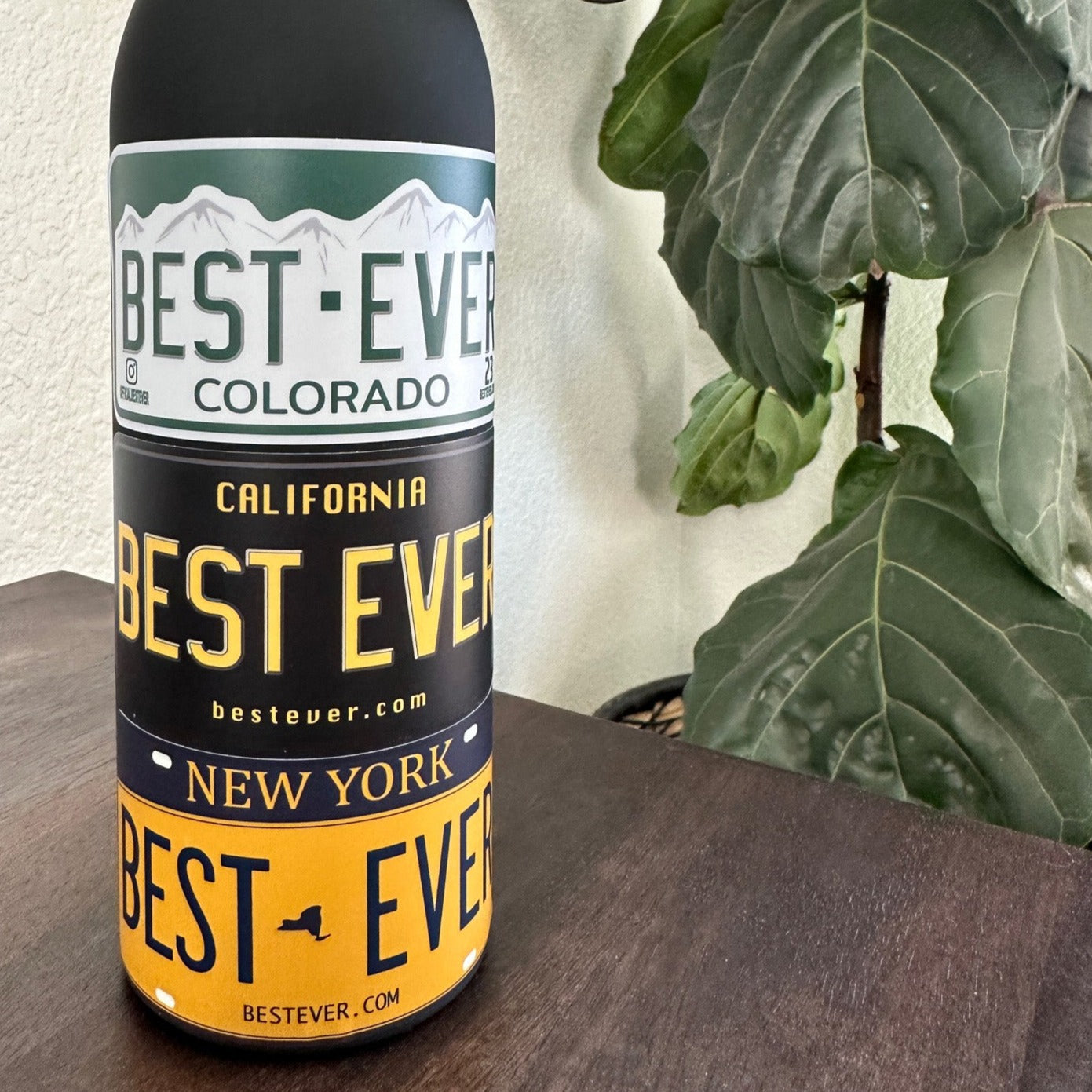 Best Ever Stickers on Water Bottle