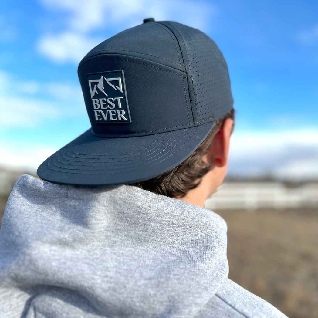Boy Wearing Best Ever Mountain Life Hybrid Hat